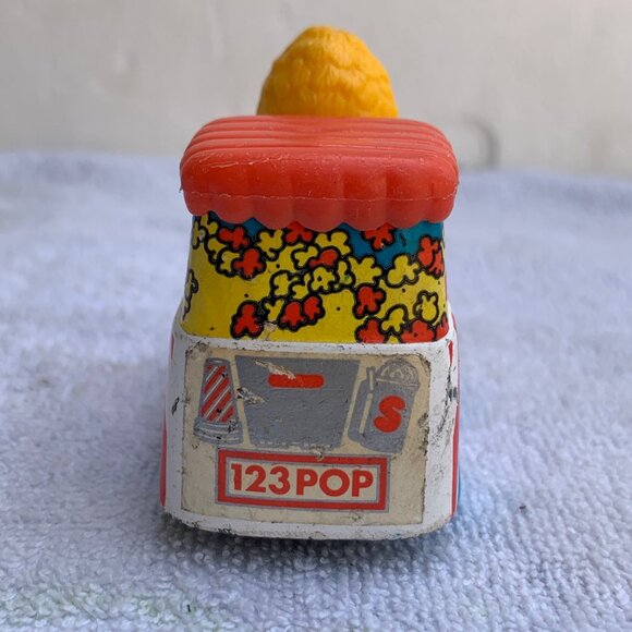 Vintage 1983 Playskool Big Bird Popcorn Van Toy Sesame Street Childrens TV - Picture 5 of 8